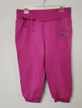Under Armour Women's Magenta Capri Sweatpants
